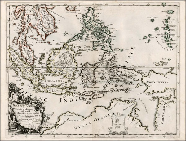 93-Southeast Asia, Philippines, Other Islands, Australia and Other Pacific Islands Map By Giacomo 