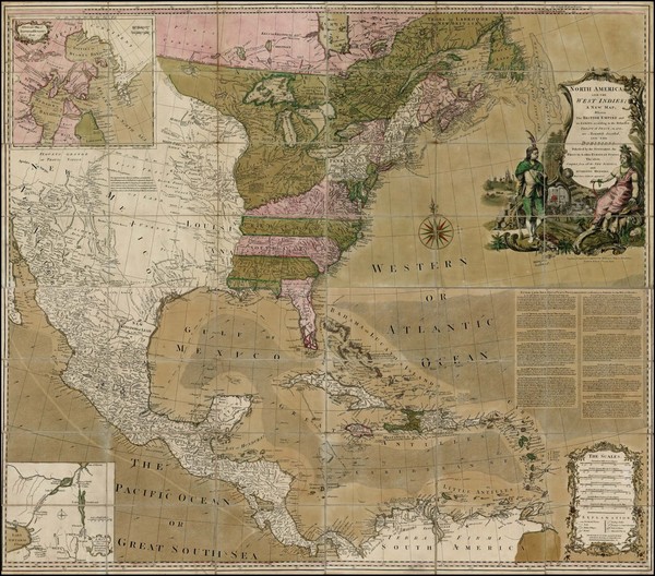 23-United States, New England and North America Map By Carington Bowles