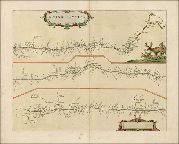 12-Russia Map By Johannes Blaeu