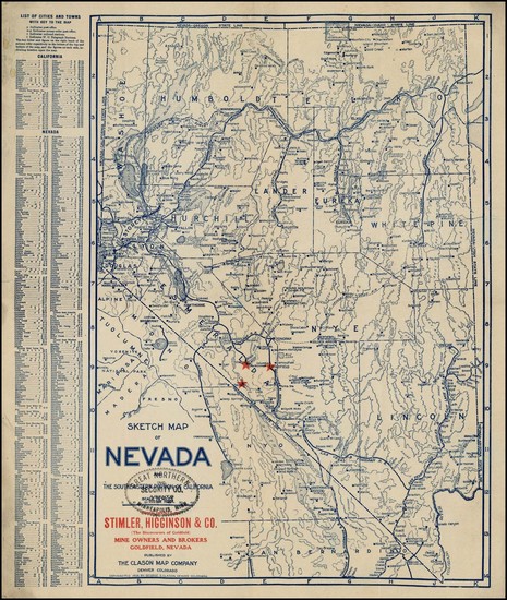 22-California Map By George Clason