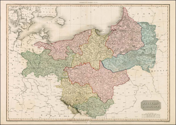 28-Poland, Baltic Countries and Germany Map By John Pinkerton