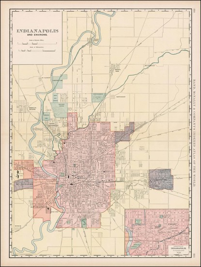 49-Midwest Map By Rand McNally & Company