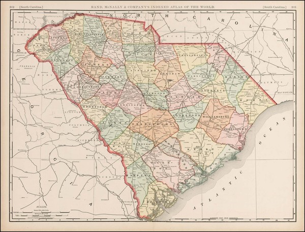 14-Southeast Map By Rand McNally & Company