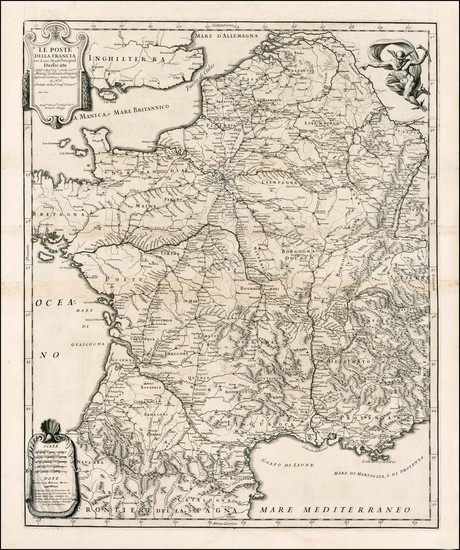 57-France Map By Domenico Rossi