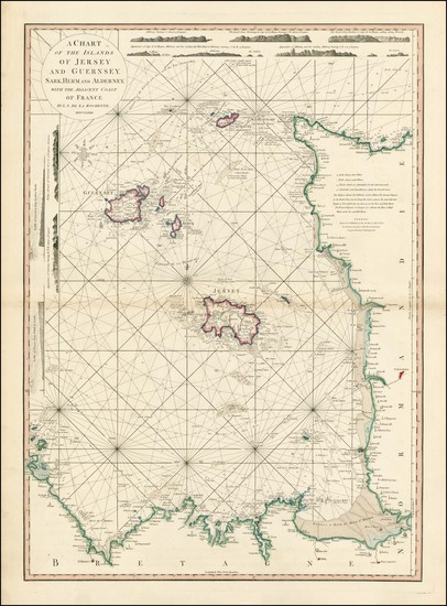 7-British Isles, France and Balearic Islands Map By William Faden