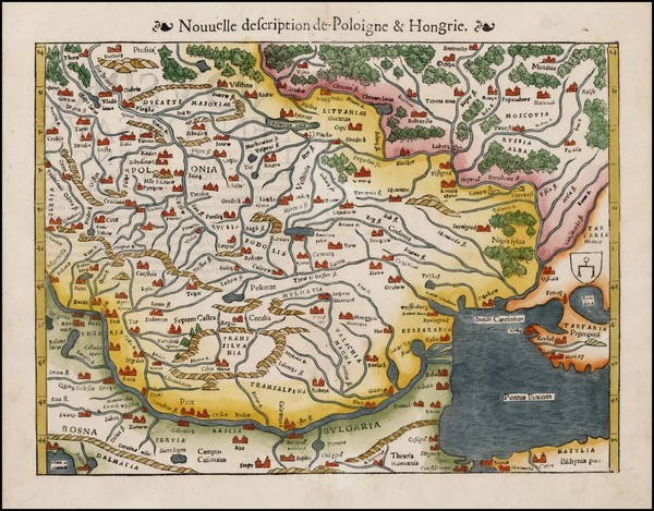 12-Poland, Russia, Ukraine, Hungary, Baltic Countries and Balkans Map By Sebastian Munster