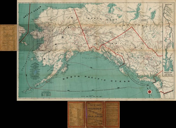 69-California and Canada Map By J.J. Millroy