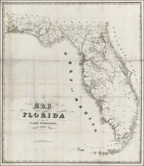 29-Florida Map By J. Lee Williams