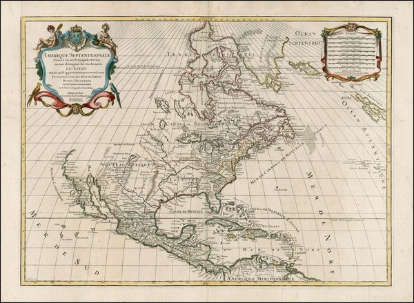 24-Midwest, North America and California Map By Alexis-Hubert Jaillot