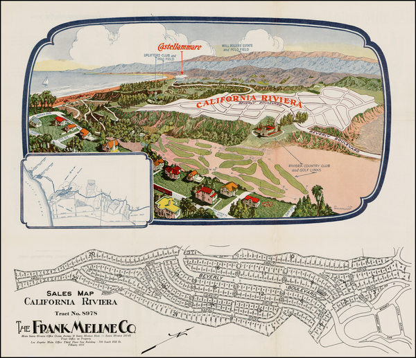 53-California Map By A. Vaillancourt / The Frank Meline Co.