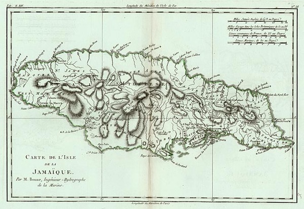 15-Caribbean Map By Rigobert Bonne