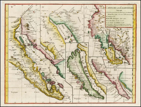 89-Baja California and California Map By Denis Diderot / Didier Robert de Vaugondy