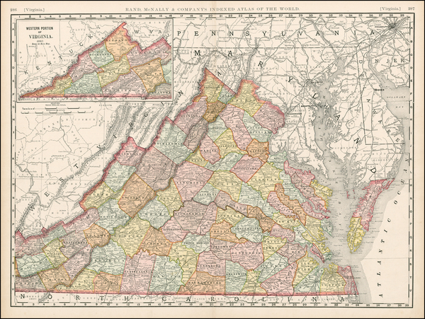 84-Southeast Map By Rand McNally & Company