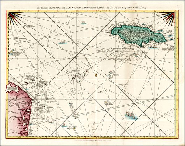 6-Caribbean and Central America Map By Thomas Jefferys