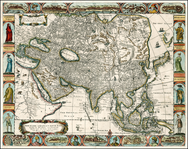 1-Asia and Asia Map By John Overton