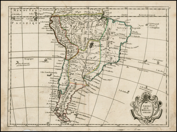 69-South America Map By George Louis Le Rouge