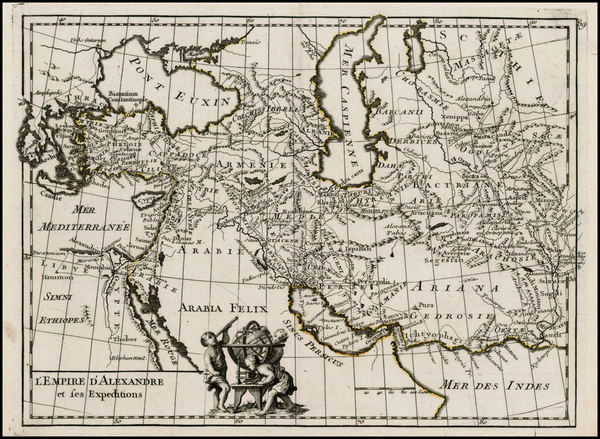 71-Europe, Turkey, Asia, Central Asia & Caucasus and Turkey & Asia Minor Map By George Lou