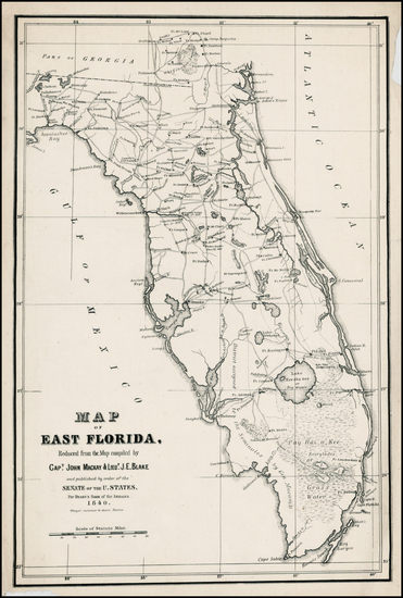 2-Florida Map By Samuel Gardiner Drake