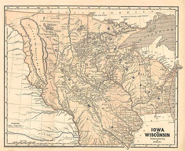 17-Midwest and Plains Map By Sidney Morse  &  Samuel Breese
