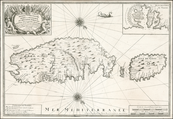 49-Mediterranean and Balearic Islands Map By Laurent Bremond - Henri Michelot