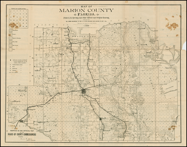 36-Florida Map By Matthews-Northrup & Co.