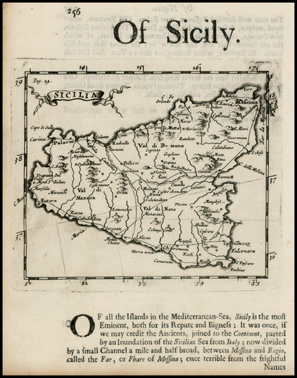 61-Italy, Mediterranean and Balearic Islands Map By Robert Morden