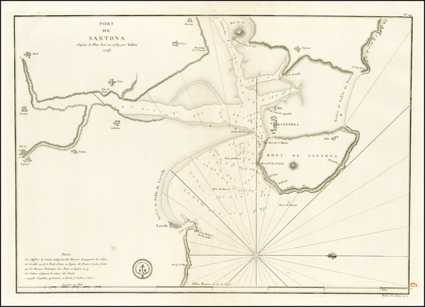 33-Spain Map By Depot de la Marine