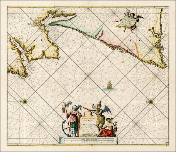 Portugal Map By Johannes Van Keulen