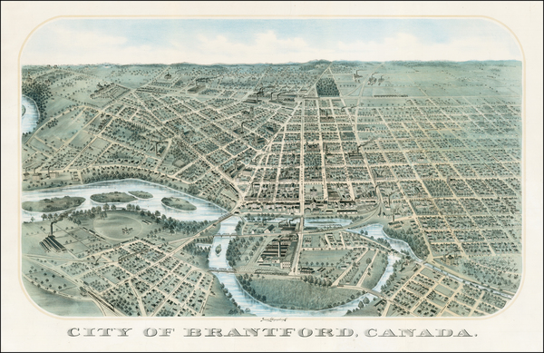 94-Canada Map By Toronto Lithographing Company