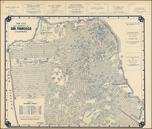 96-California Map By Thomas Brothers