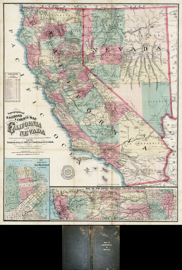 81-Southwest and California Map By Louis Nell  &  A.C. Frey