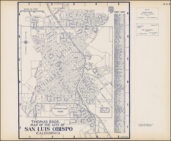 18-California Map By Thomas Brothers