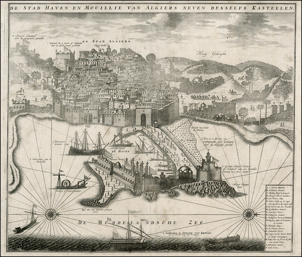 69-North Africa Map By Gerard Van Keulen