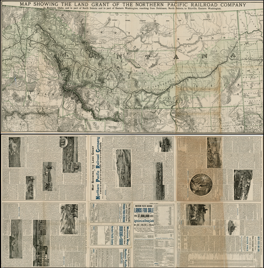 10-Plains and Rocky Mountains Map By Rand McNally & Company