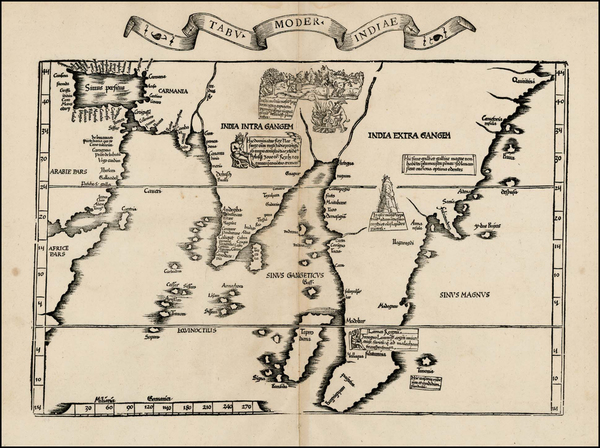 93-Indian Ocean, India, Southeast Asia, Other Islands and Middle East Map By Lorenz Fries