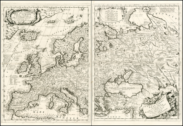 5-Europe, Europe, Poland, Russia, Romania, Balkans, Iceland, Balearic Islands and Greece Map By V