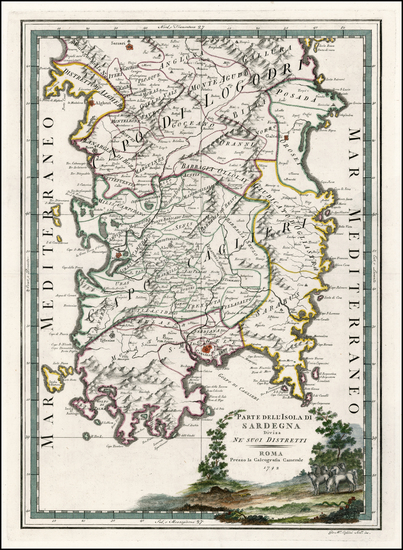 53-Italy and Balearic Islands Map By Giovanni Maria Cassini