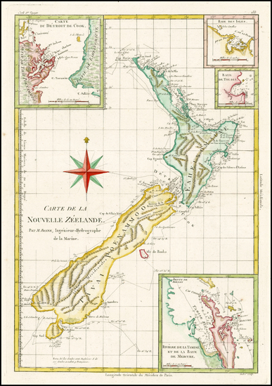 54-New Zealand Map By Rigobert Bonne