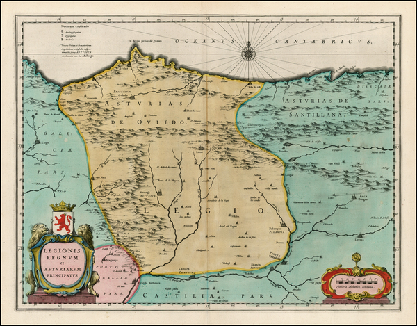 39-Spain Map By Willem Janszoon Blaeu