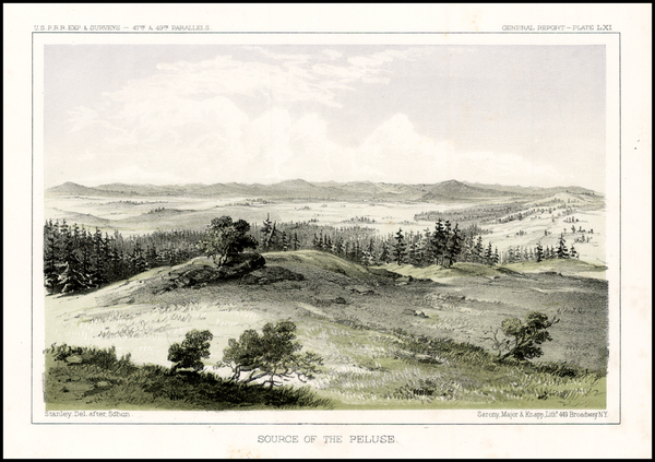 26-Idaho Map By U.S. Pacific RR Surveys