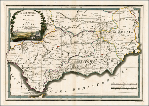 14-Spain Map By Giovanni Maria Cassini