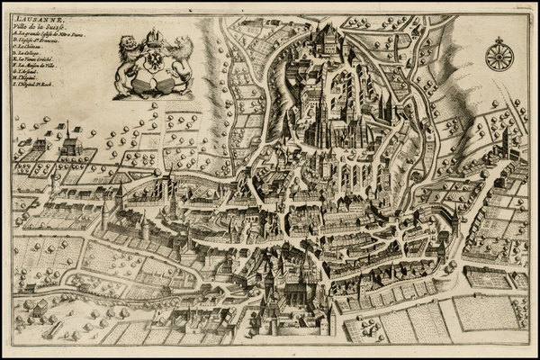 14-Switzerland Map By Pieter van der Aa