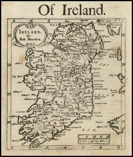 8-Ireland Map By Robert Morden