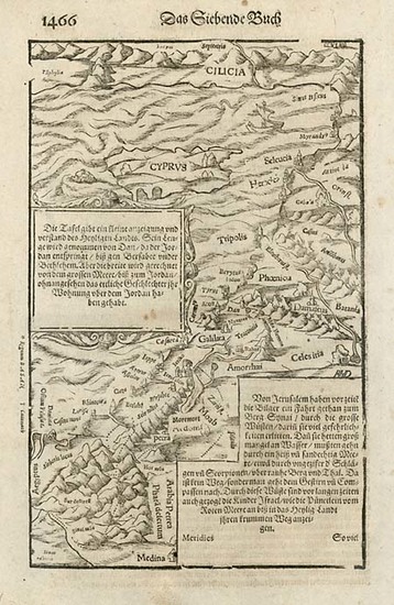 46-Europe, Asia, Holy Land and Balearic Islands Map By Sebastian Munster