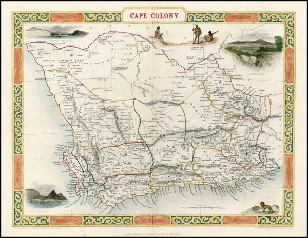 11-South Africa Map By John Tallis