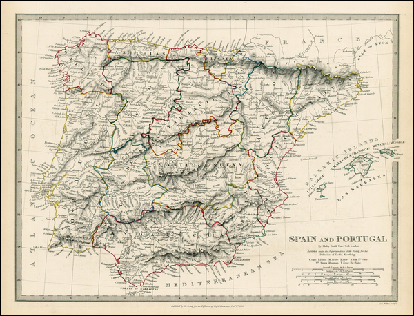 73-Spain and Portugal Map By SDUK