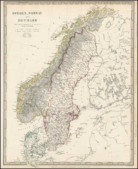 60-Scandinavia Map By SDUK