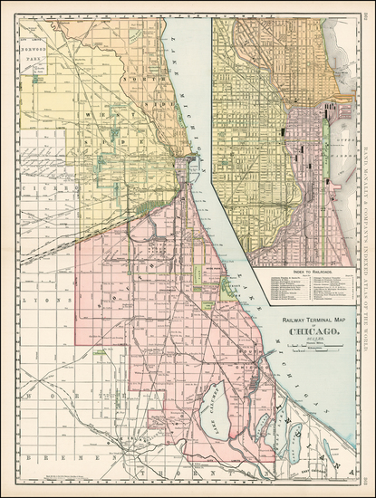 14-Midwest Map By Rand McNally & Company