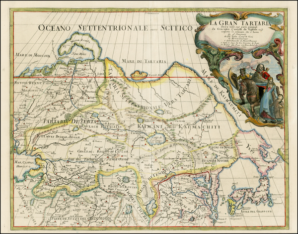 40-Ukraine, China, Japan, Korea, Central Asia & Caucasus and Russia in Asia Map By Giacomo Can