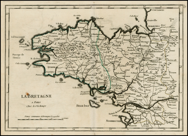 23-France Map By George Louis Le Rouge